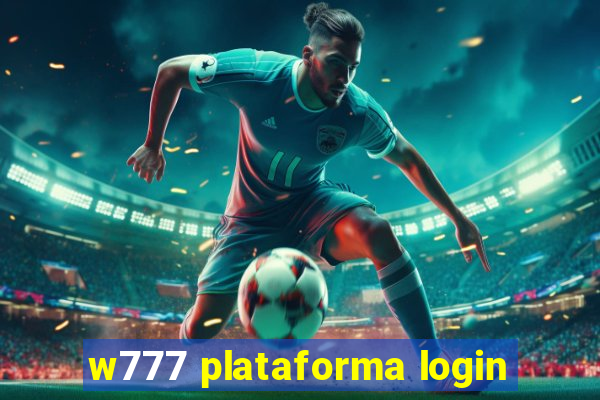 w777 plataforma login